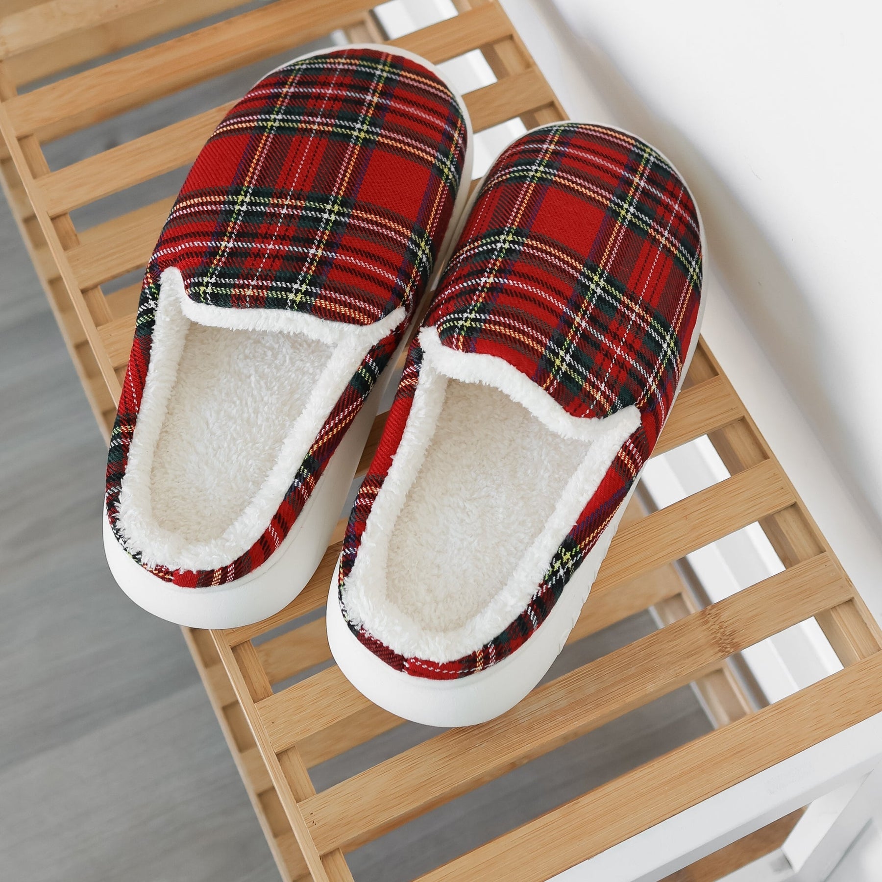Cozette™ Slippers - Plaid Edition