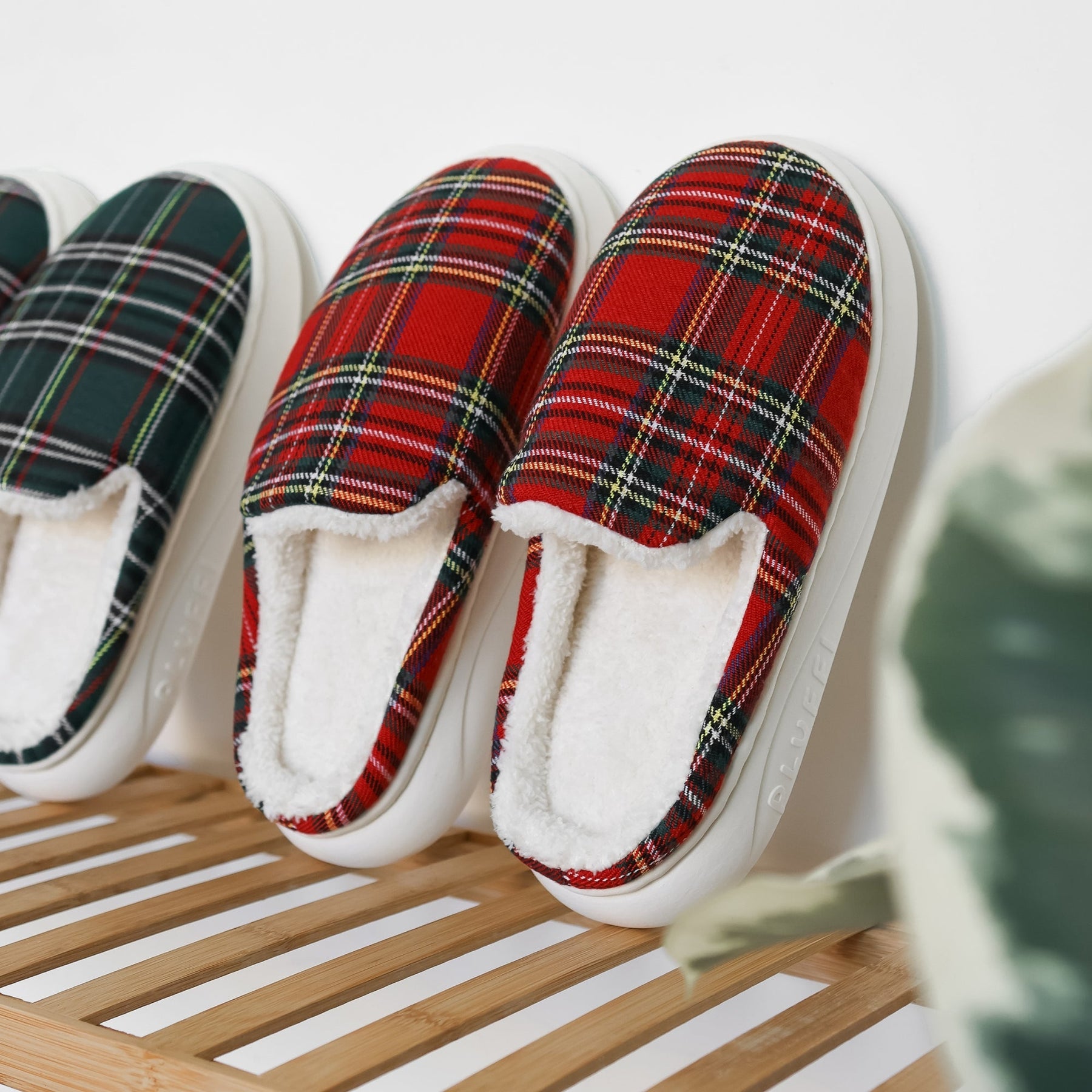 Cozette™ Slippers - Plaid Edition