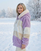 Beverley | Colorblock Plush Jacket
