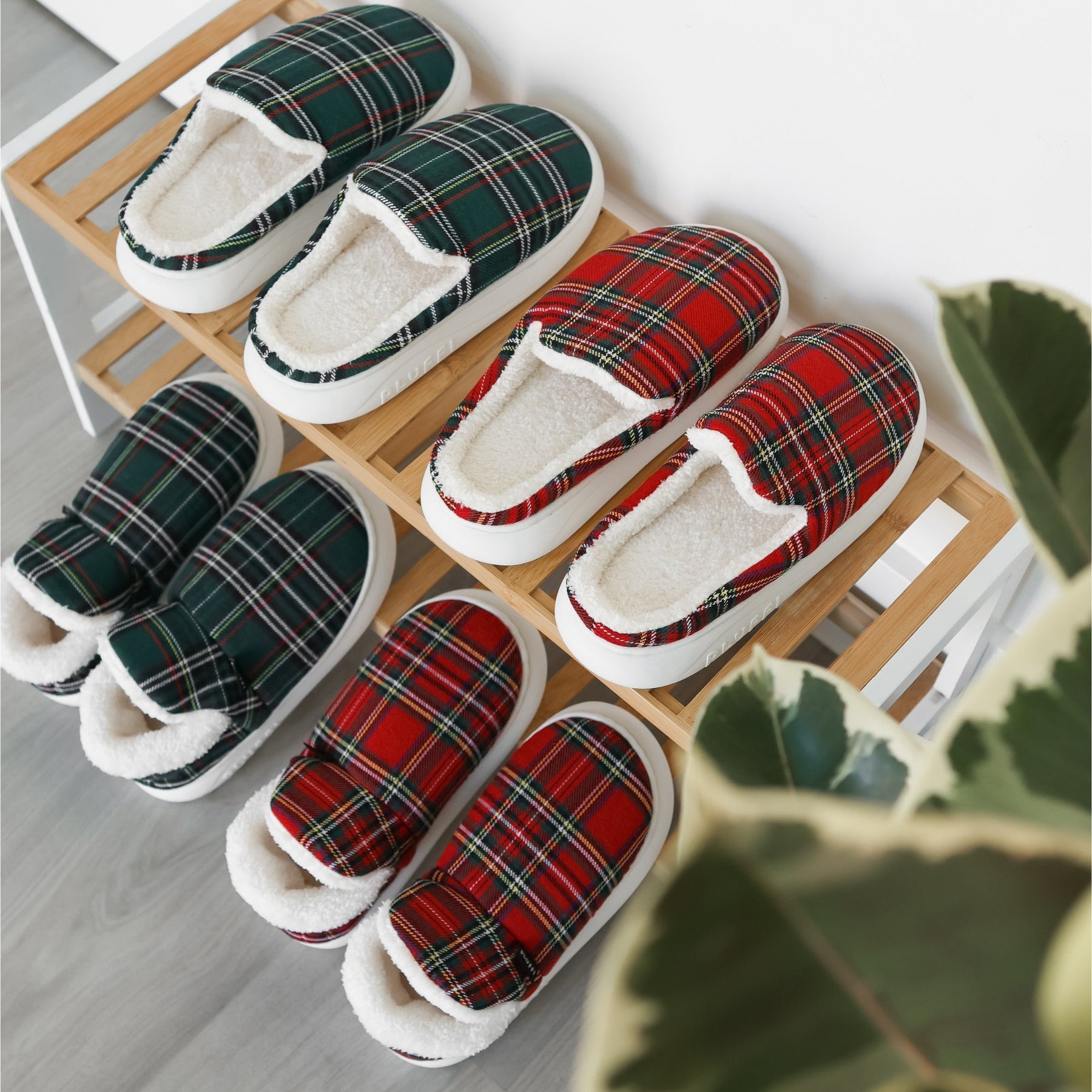 Cozette™ Slippers - Plaid Edition
