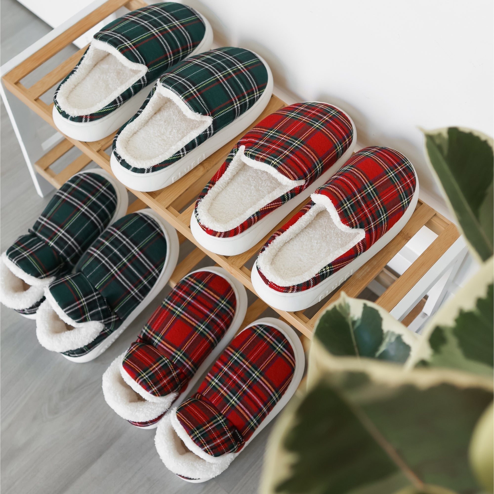 Cozette™ Slippers - Plaid Edition