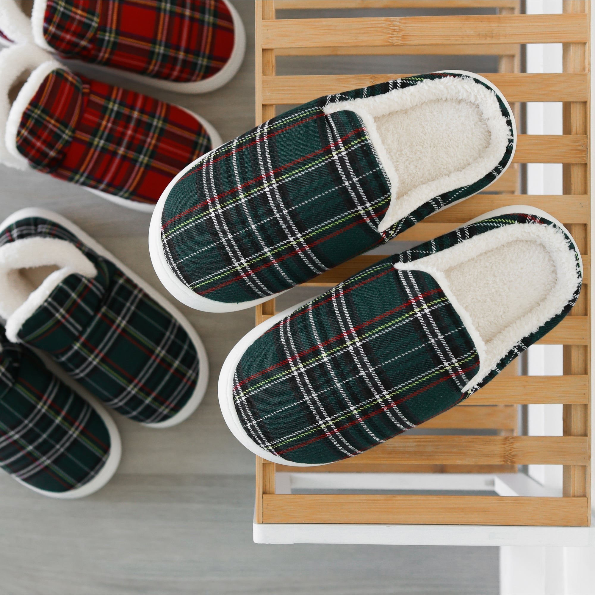Cozette™ Slippers - Plaid Edition
