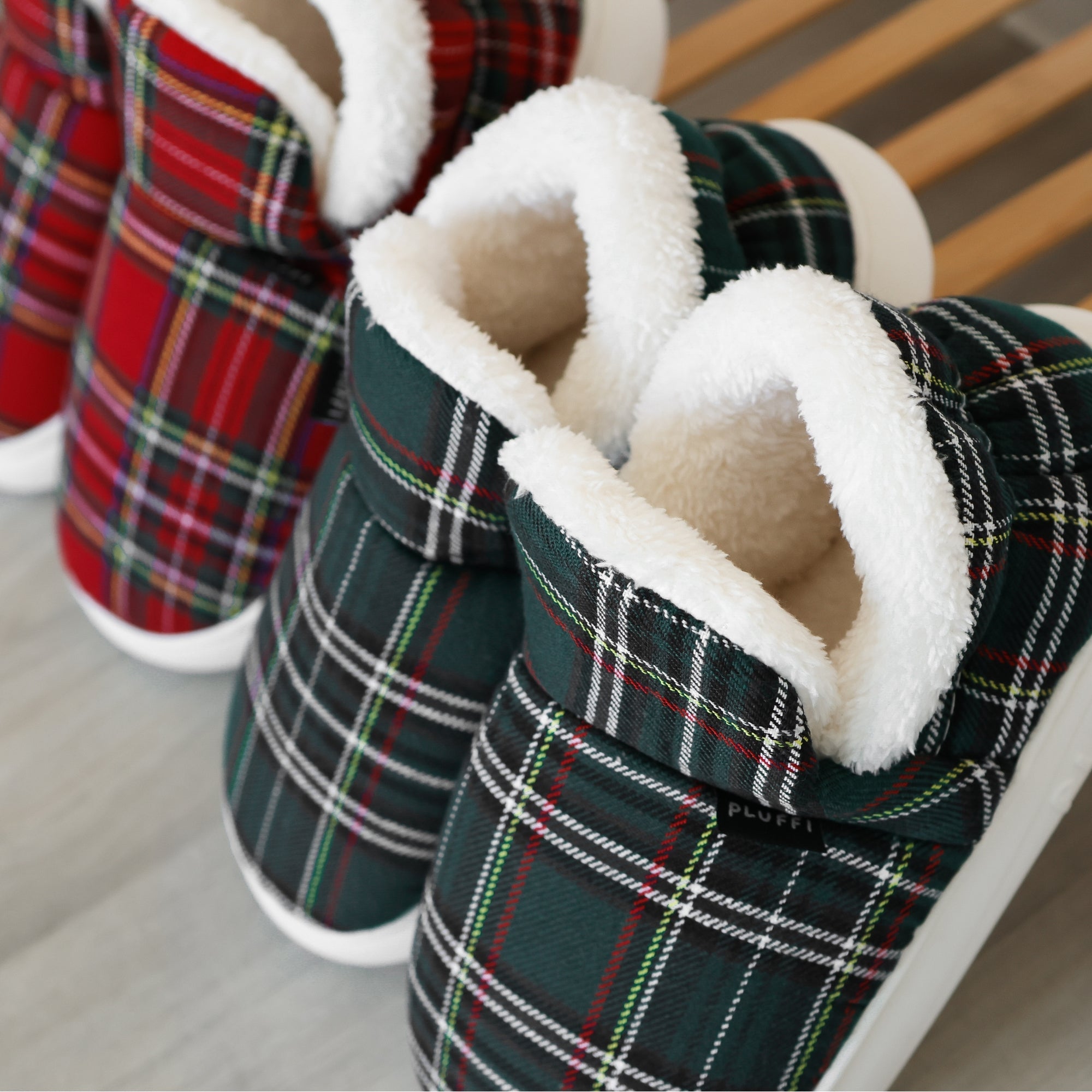 Cozette™ Slippers - Plaid Edition