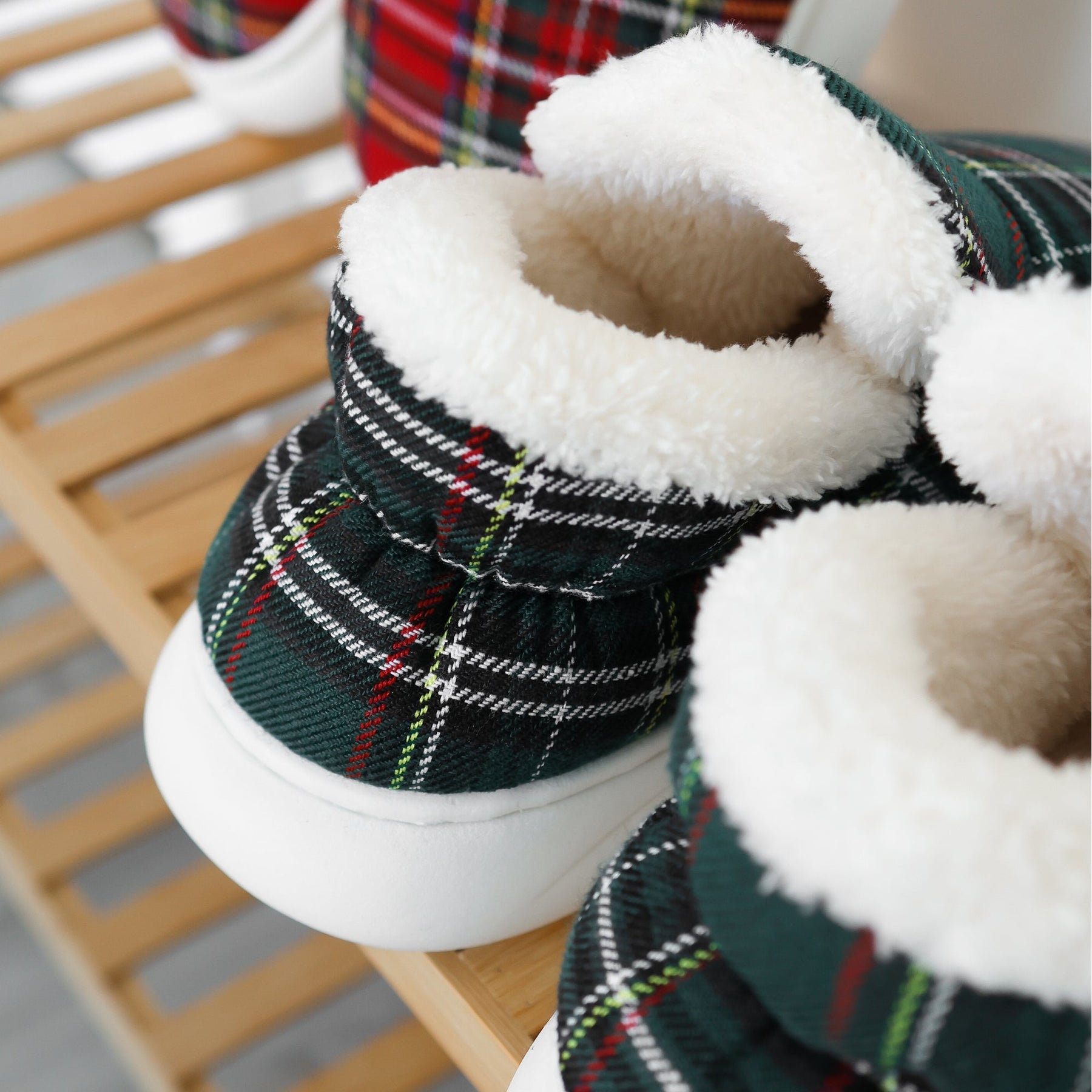 Cozette™ Slippers - Plaid Edition