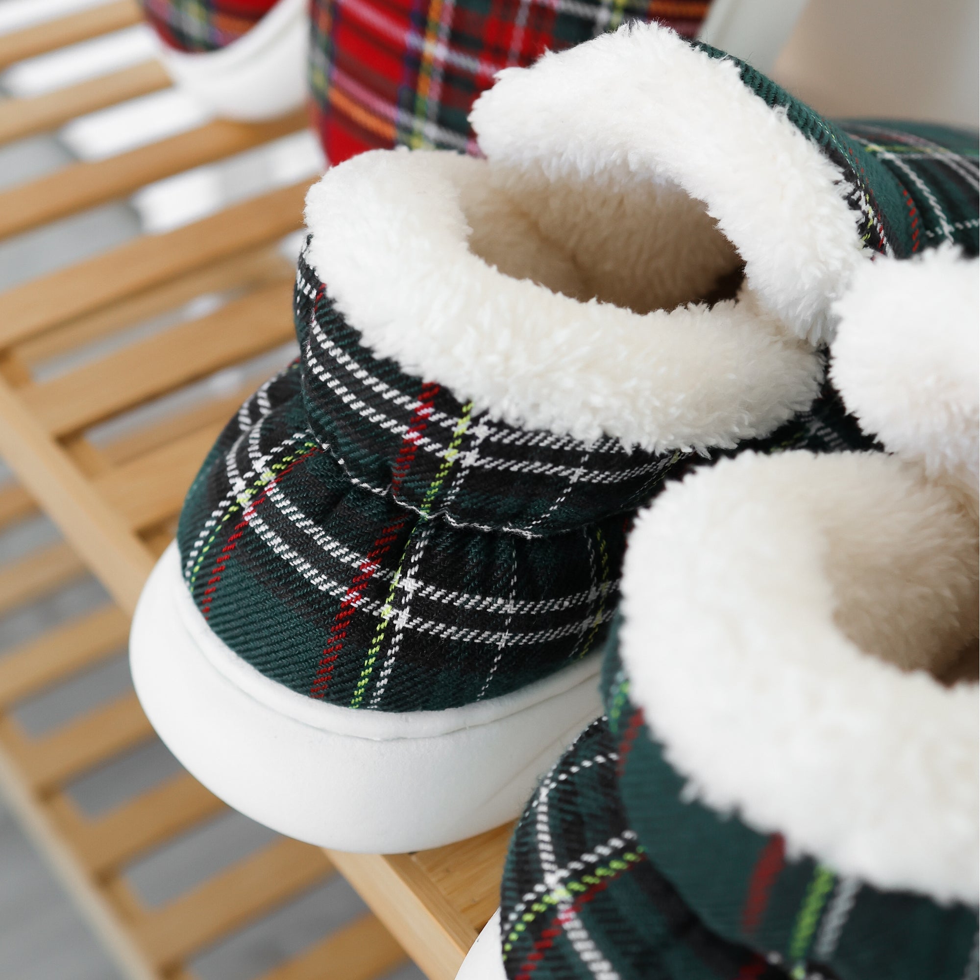 Cozette™ Slippers - Plaid Edition