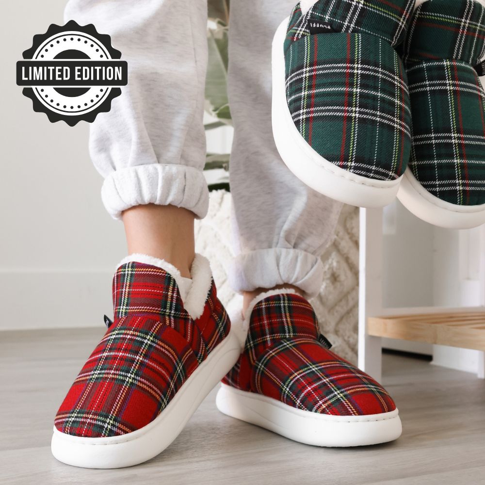 Cozette™ Slippers - Plaid Edition
