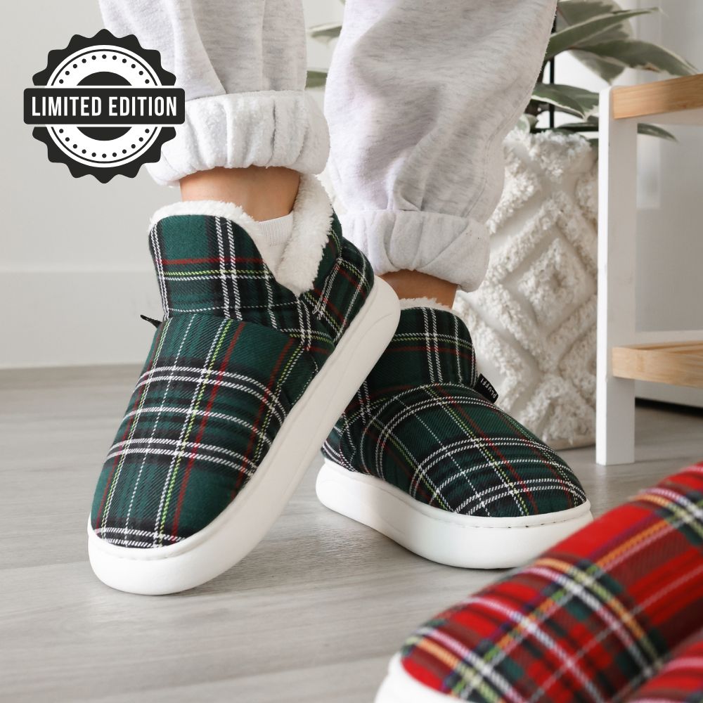 Cozette™ Slippers - Plaid Edition