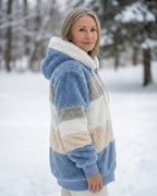 Beverley | Colorblock Plush Jacket