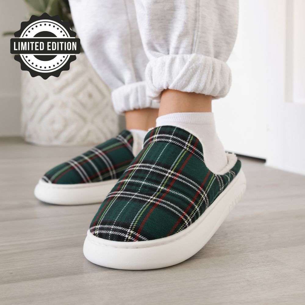 Cozette™ Slippers - Plaid Edition