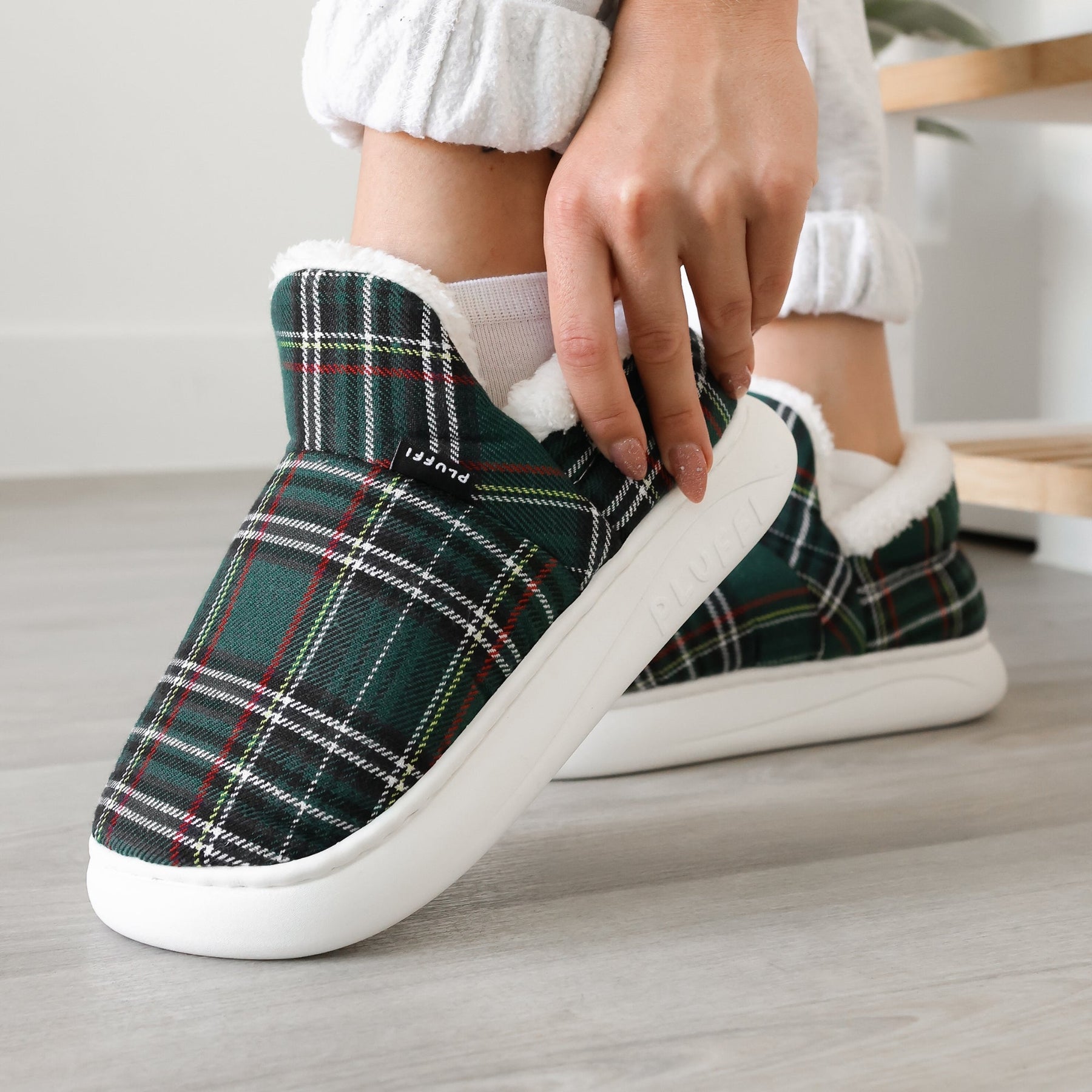Cozette™ Slippers - Plaid Edition