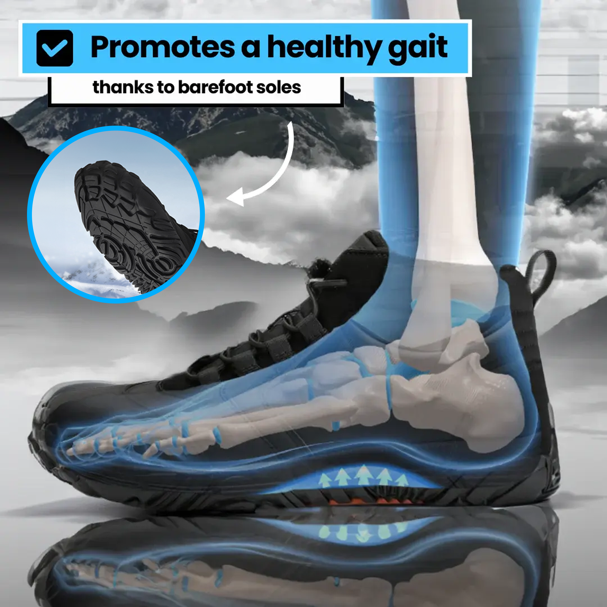 Coziva™ DryShield - Winter Barefoot Shoes