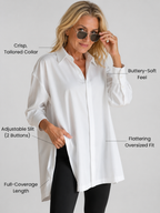 The Claire Oversized Shirt Dress