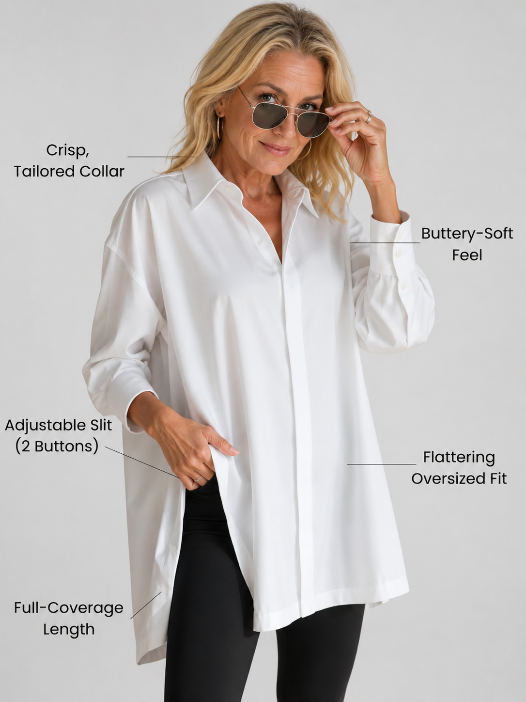 The Claire Oversized Shirt Dress