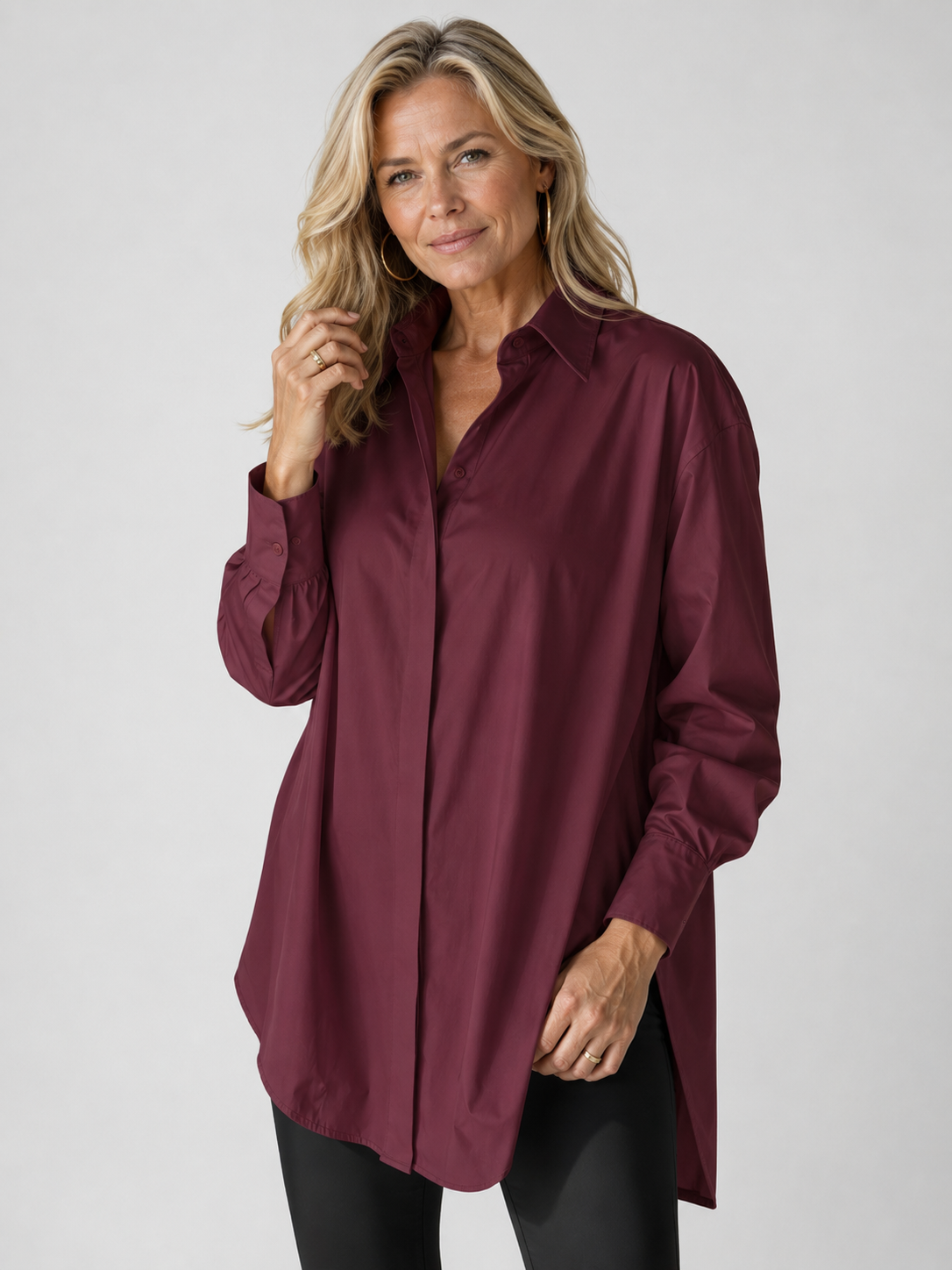 The Claire Oversized Shirt Dress
