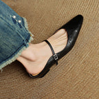 Eyla Genuine Leather Mules