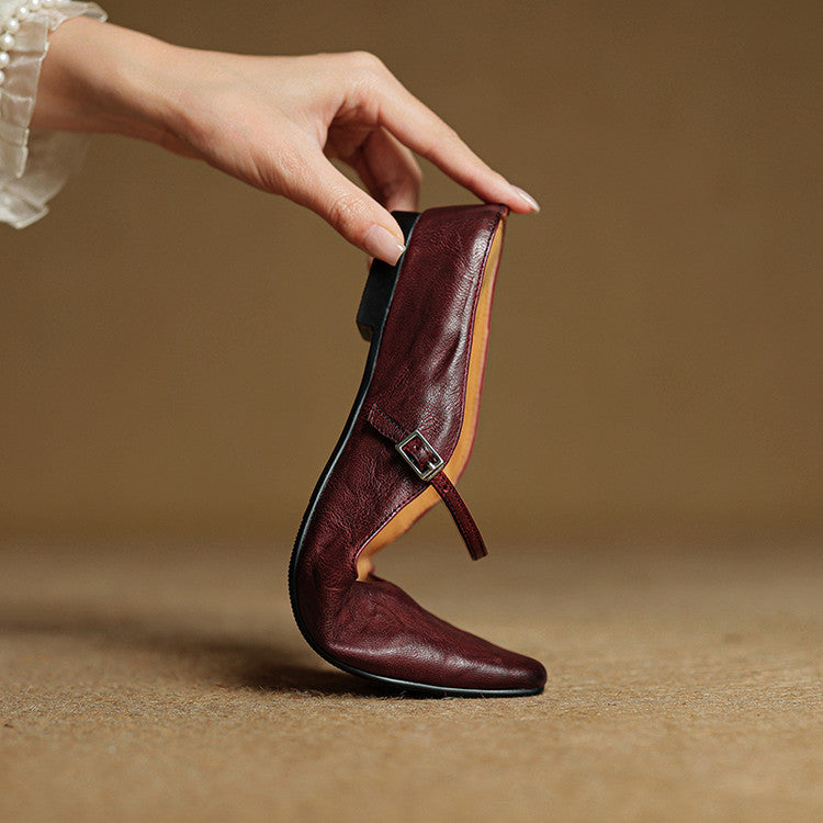 Eyla Genuine Leather Mules