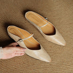 Eyla Genuine Leather Mules
