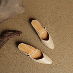 Eyla Genuine Leather Mules