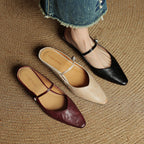 Eyla Genuine Leather Mules