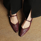Eyla Genuine Leather Mules